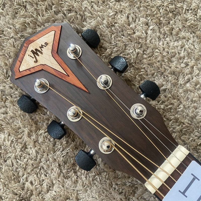 41 Inch Maple Top Acoustic Guitar, Mahogany Sides Body Rosewood Finger
