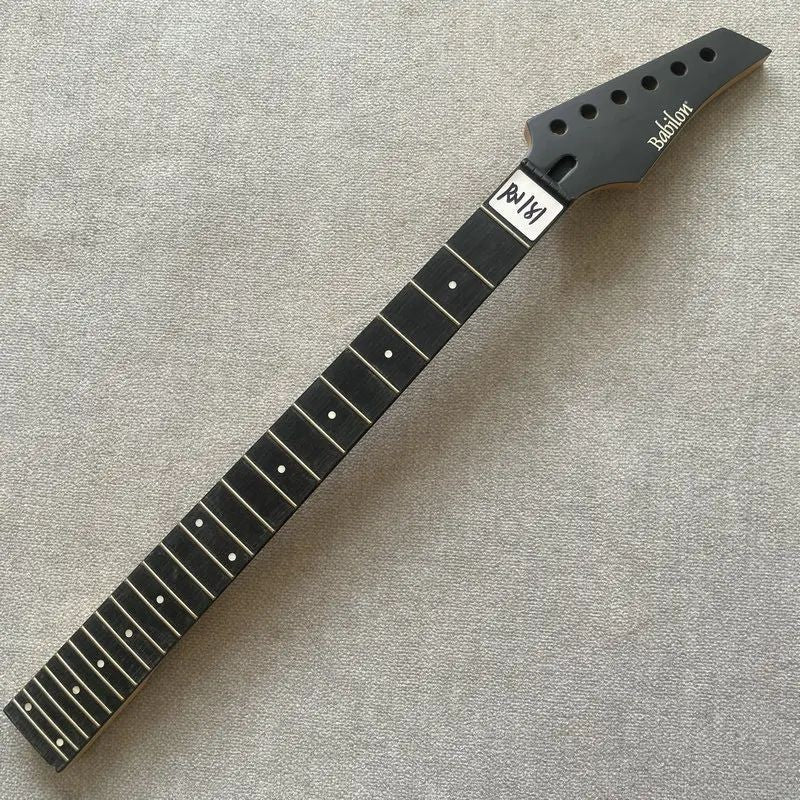 Black Babilon Electric Guitar Maple Wood Neck, 24 Frets Rosewood Finge