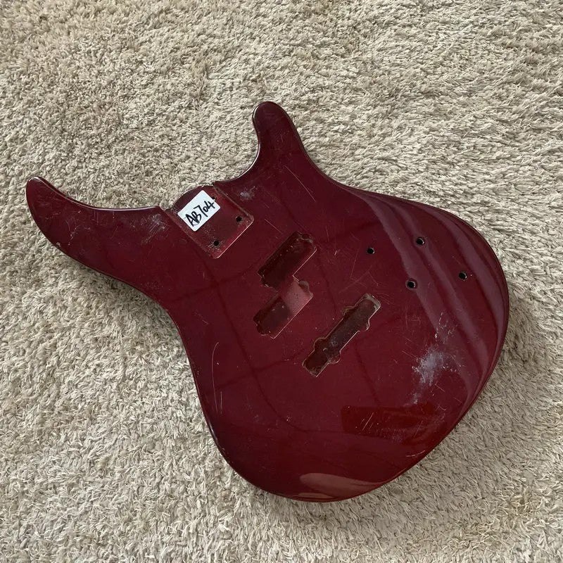 Wine Red 4 String Electric Bass Basswood Body