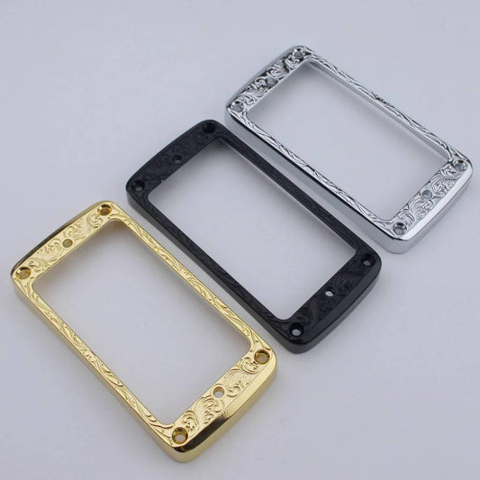Curved Bottom Guitar Humbucker Pickup Rings Frames For Epiphone/Gibson Les Paul LP