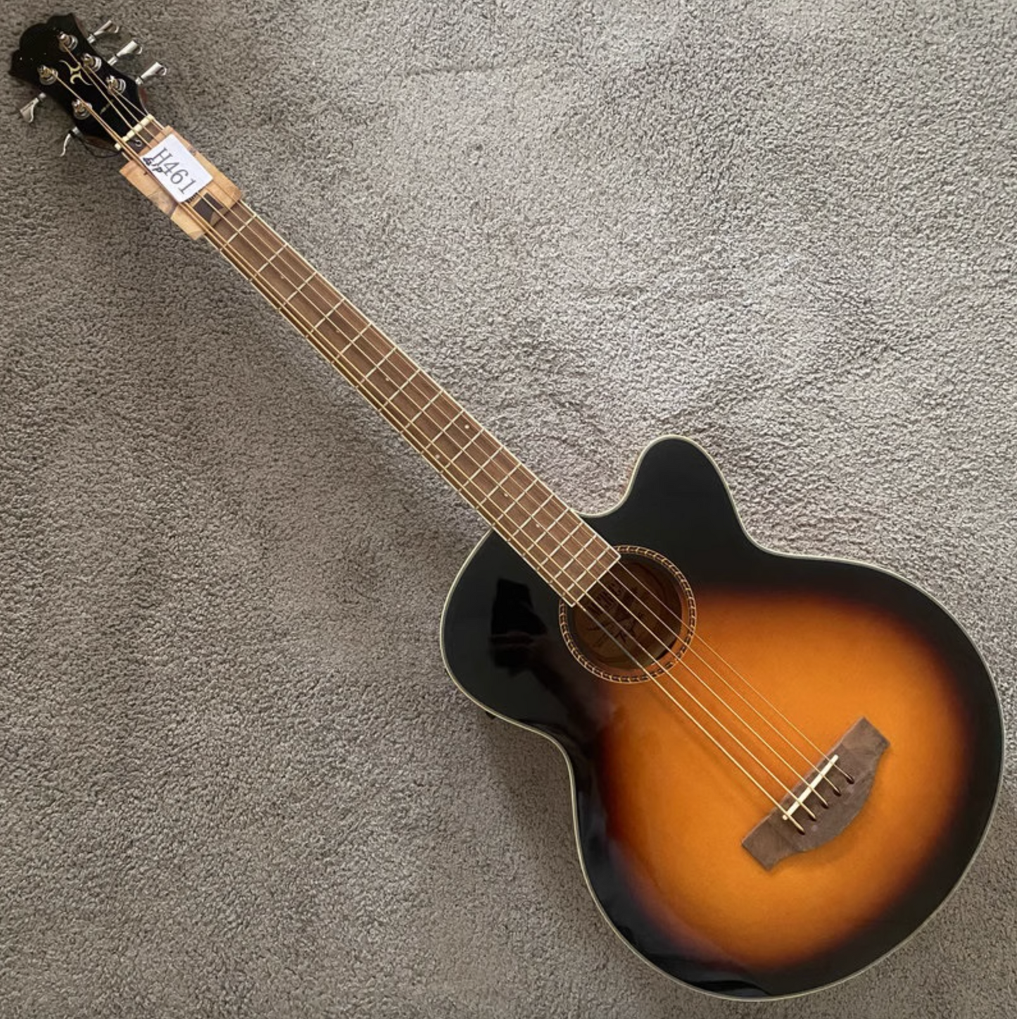 Tagima 5 String Acoustic Electric Bass, Spruce Mahogany Body, Rosewood