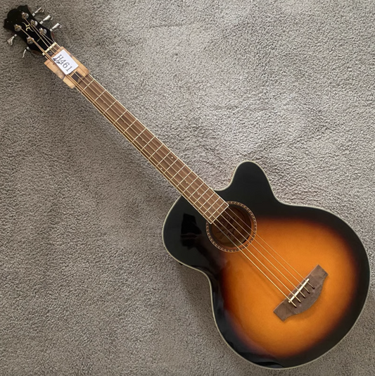 Tagima 5 String Acoustic Electric Bass, Spruce Mahogany Body, Rosewood
