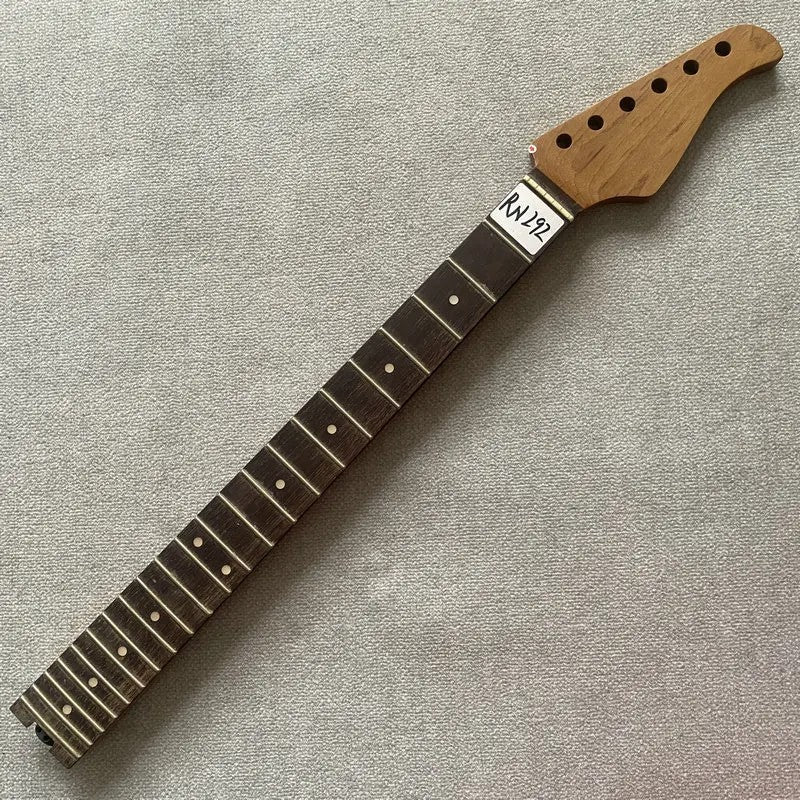Dark Roasted Maple Electric Guitar Neck, Rosewood Fretboard 22 Frets