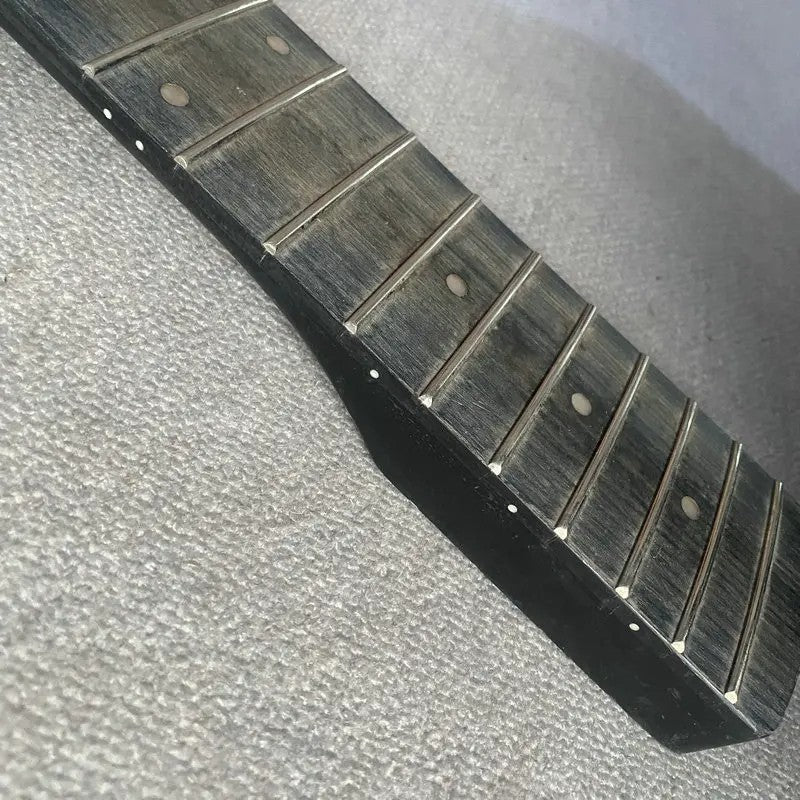 Black Harley Benton 5 String Bass Maple Wood Neck, Rosewood Fingerboar