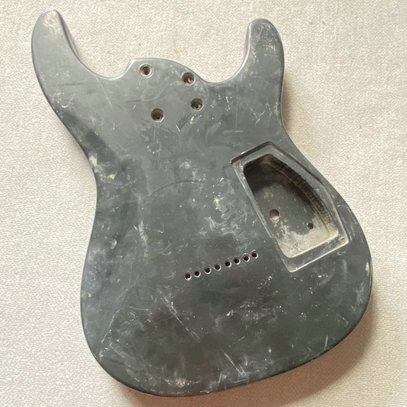 Black Left Handed 8 String Guitar Basswood Body