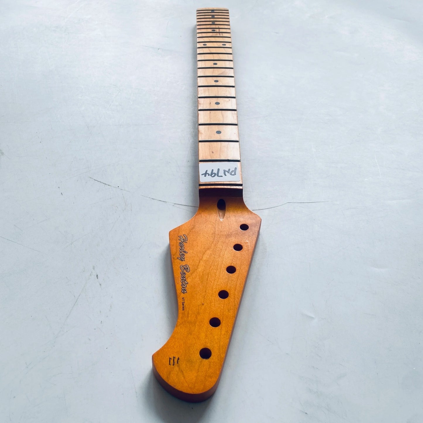 Harley Benton Orange Maple Wood Guitar Neck, 22 Frets Fingerboard