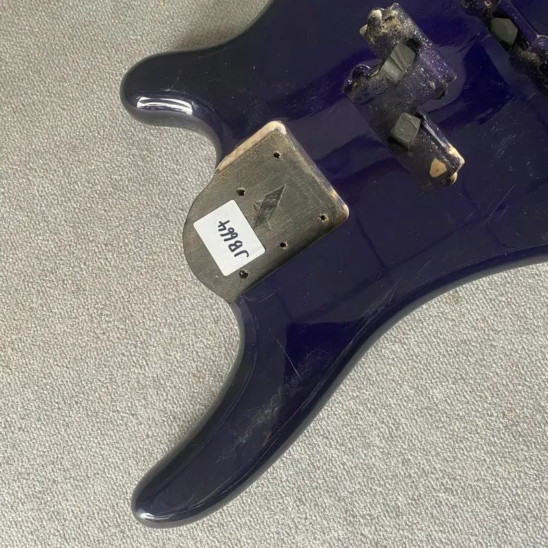 Blue 5 String Electric Bass Basswood Body