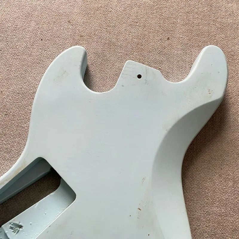 Light Blue Basswood Jazz Bass Guitar DIY Project