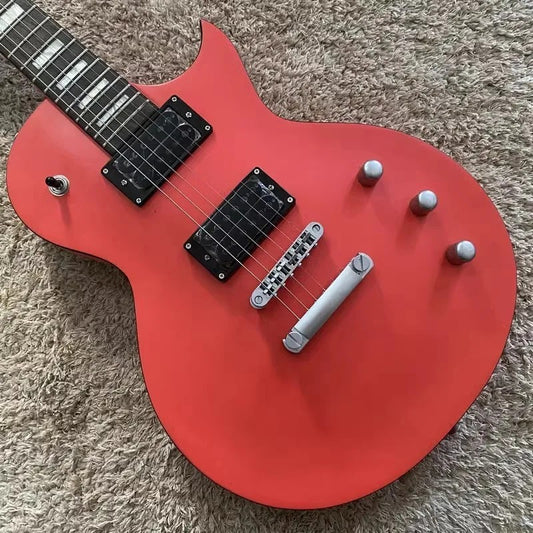 Xavier Red Single Cut Electric Guitar, Mahogany Body, Maple Neck