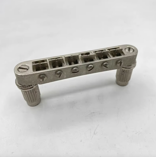 Aged Nickel Guitar Tune O Matic Bridge Fit Ibanez,Epiphone,Washburn,Co