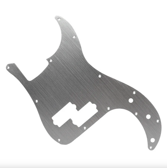 Metal Aluminum 4 String Bass Pickguard Scratch Plate Fit Precision P B