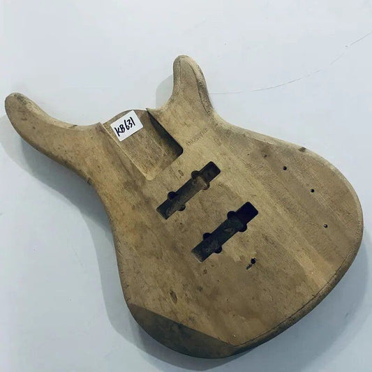 Black Basswood Bass Guitar DIY Project Body
