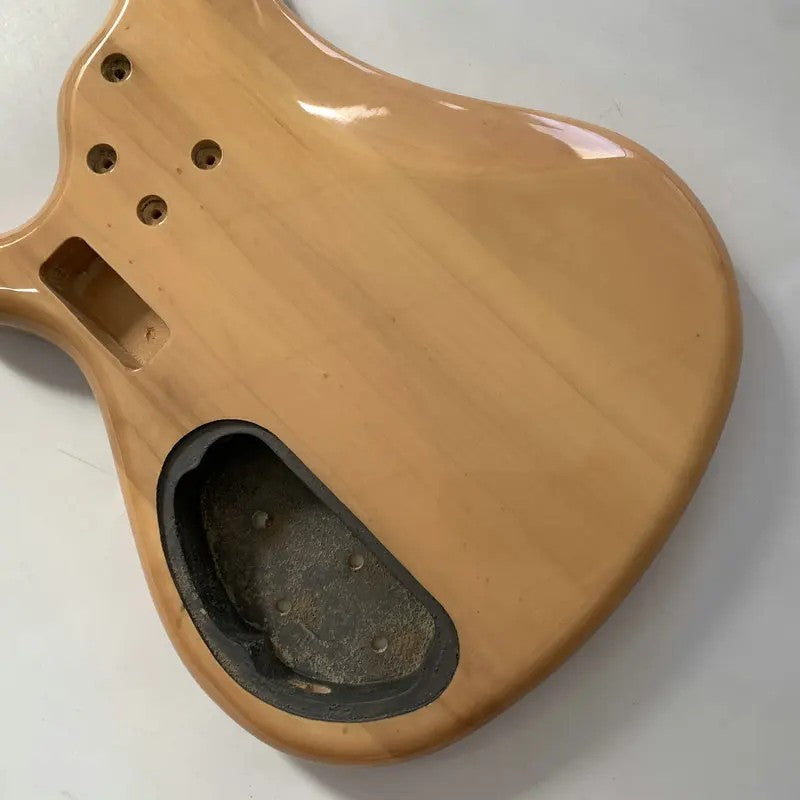 Glossy Natural Finish 5 String Bass Basswood Body DIY Project