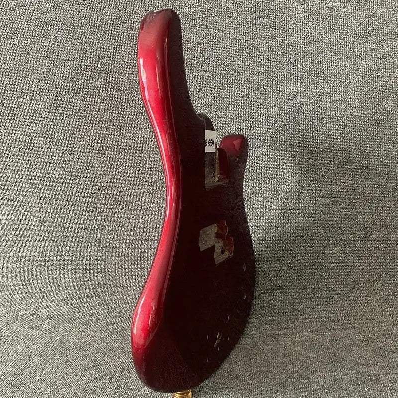 Metallic Red 4 String Bass Basswood Body