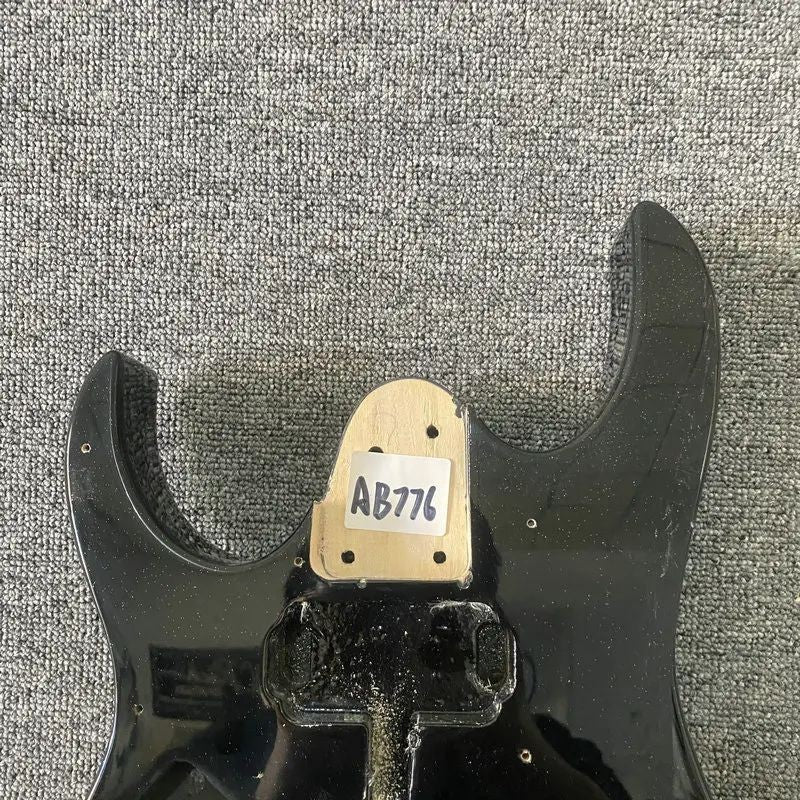 Glossy Black Basswood Guitar Left Hand Body