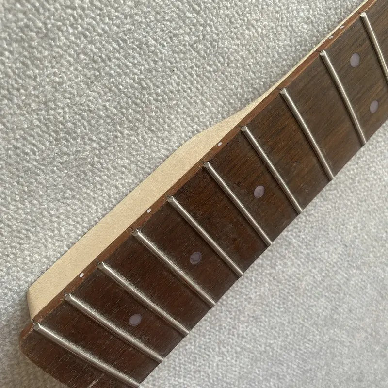 Blue 4 String Bass Maple Neck, 20 Frets Rosewood Fingerboard