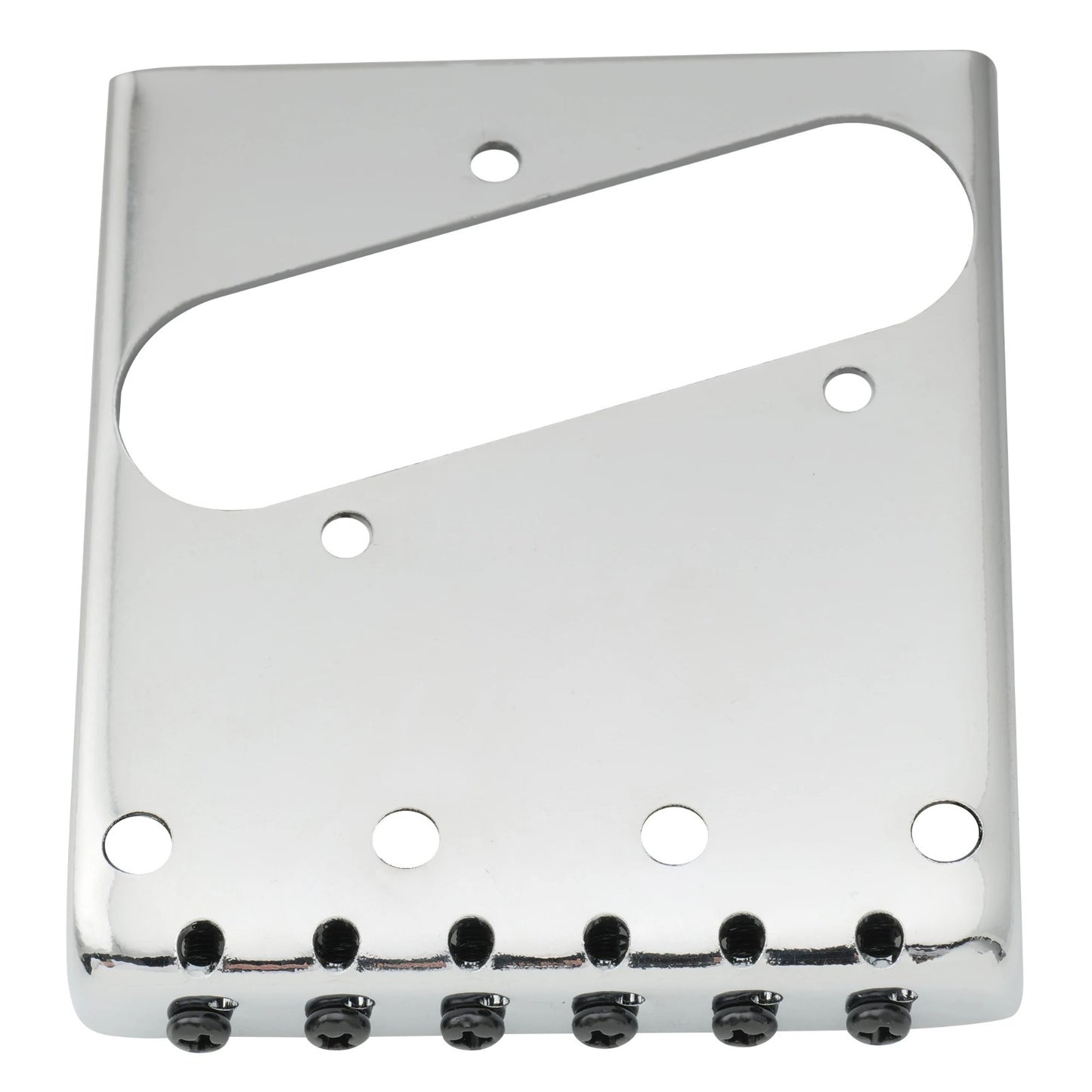 Chrome Wilkinson Guitar 6 Brass Saddles Ashtray Fixed Bridge Fit Telec