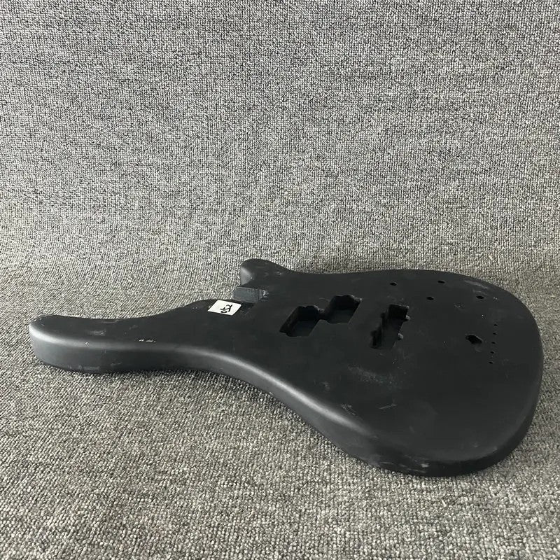 Black Matte Black Finish 4 String Bass Basswood Body