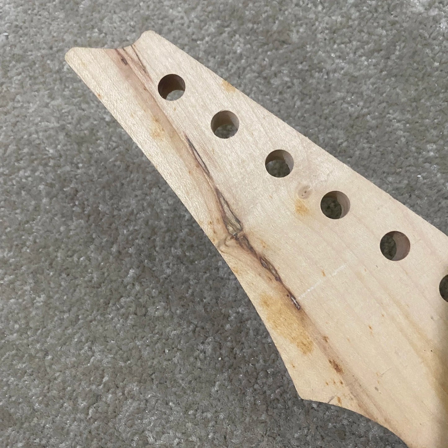 Guitar Maple Wood Neck, Custom 24 Frets Rosewood Fingerboard