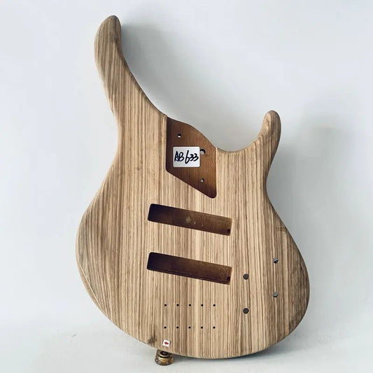 Wenge Wood Top Fanned Bass Guitar Body DIY Project