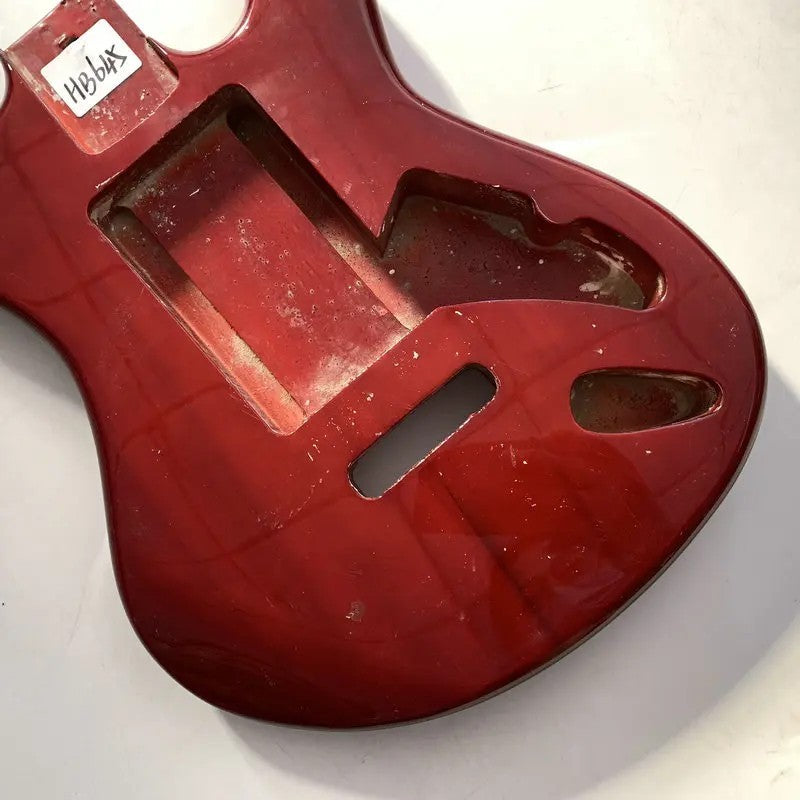 Red DIY Project Basswood Guitar Body Fit Stratocaster Strat