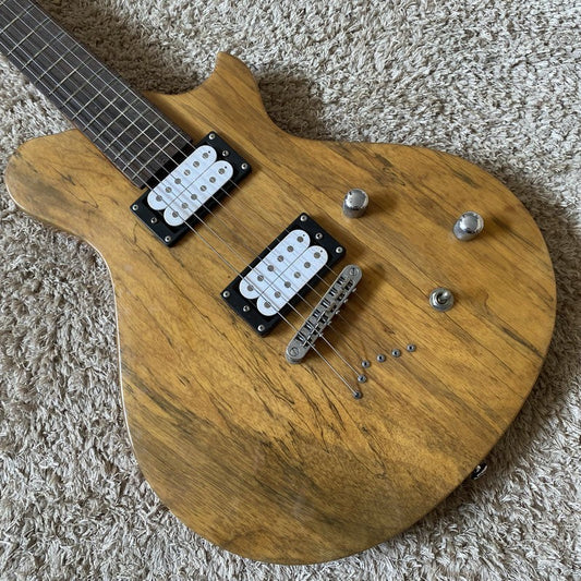 Sakura Guitar, Single Cut Maple Veneer Top Mahogany Body, Rosewood Fin