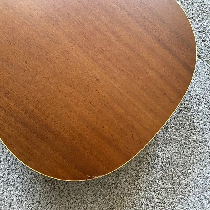 Left Handed Luna Acoustic Guitar, Engraved Spruce Top Body, Mahogany N