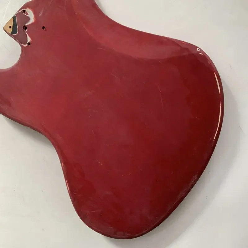 Red Bass Guitar Basswood Body Fit Jazz Bass
