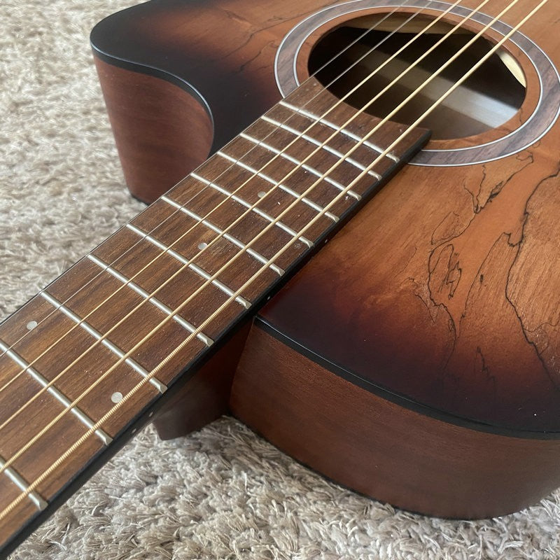 41 Inch Maple Top Acoustic Guitar, Mahogany Sides Body Rosewood Finger