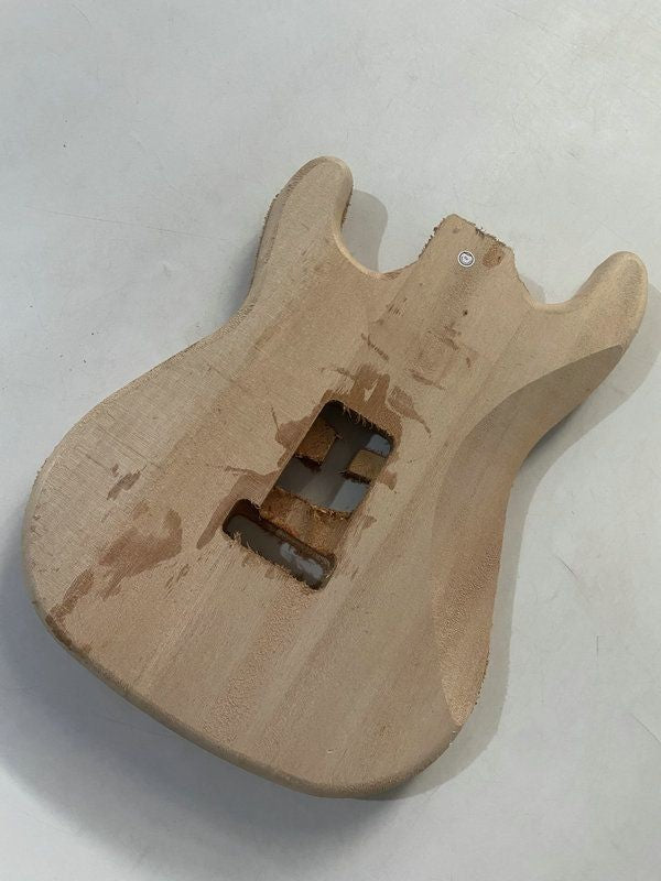 Unfinished SSS Basswood Guitar Body Fit Strat ST