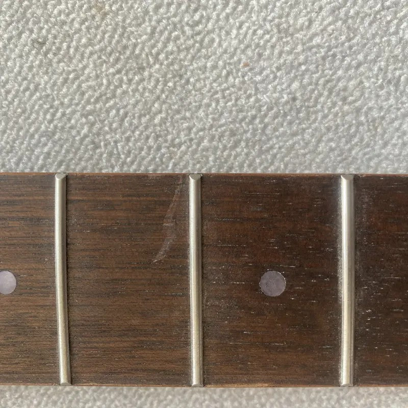 Blue 4 String Bass Maple Neck, 20 Frets Rosewood Fingerboard