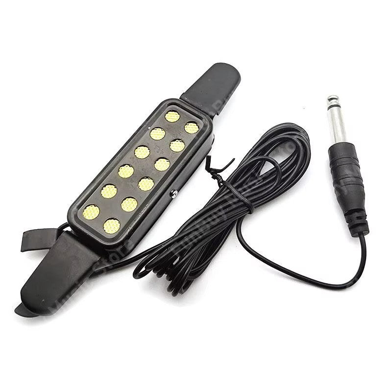 Black 12 Holes Acoustic Guitar Soundhole Pickup