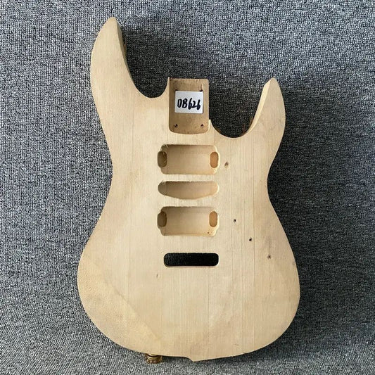Unfinished Basswood HSH Guitar Body DIY Project