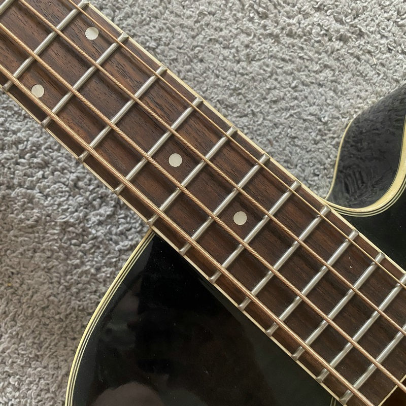 Ibanez 4 String Acoustic Electric Bass, Spruce and Tiger Maple Top Bod