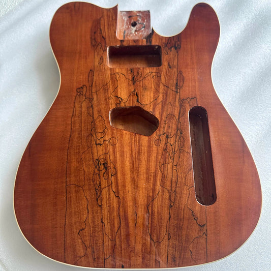 Burl Wood Top Mahogany Wood Guitar Body Fit Telecaster Tele