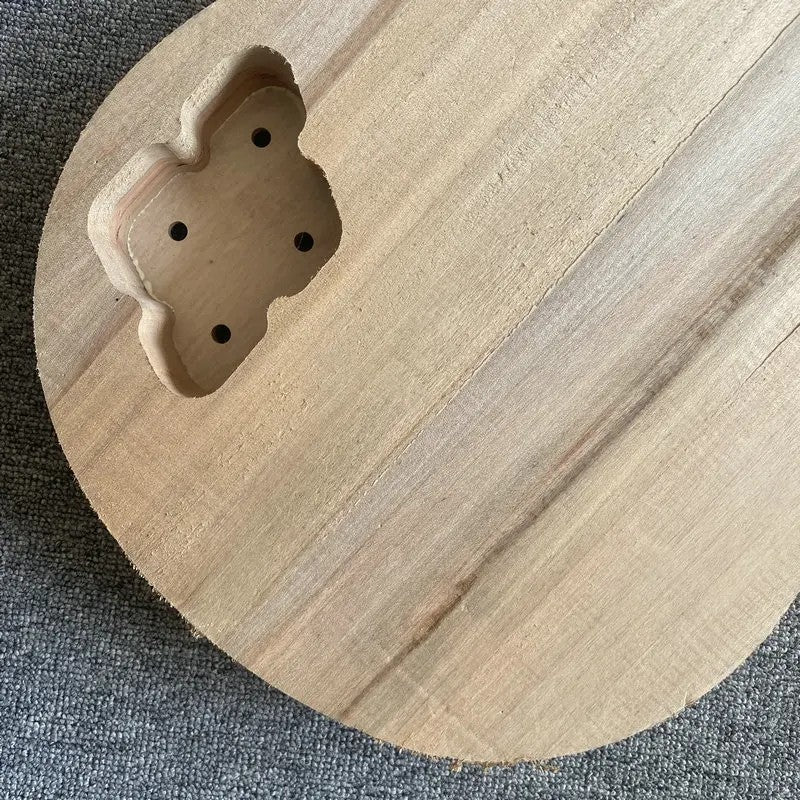 Unfinished Basswood Guitar Body with Maple Neck, Rosewood Fretboard Fi