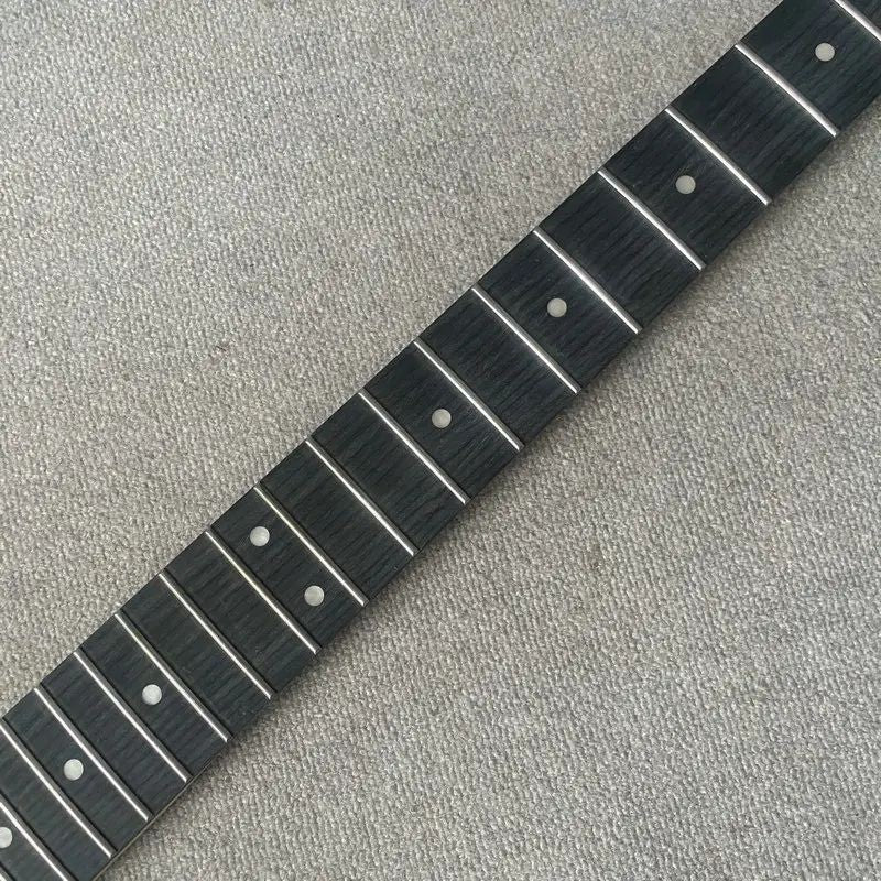 Unfinished Maple Wood Guitar Neck, Rosewood 21 Frets Fretboard