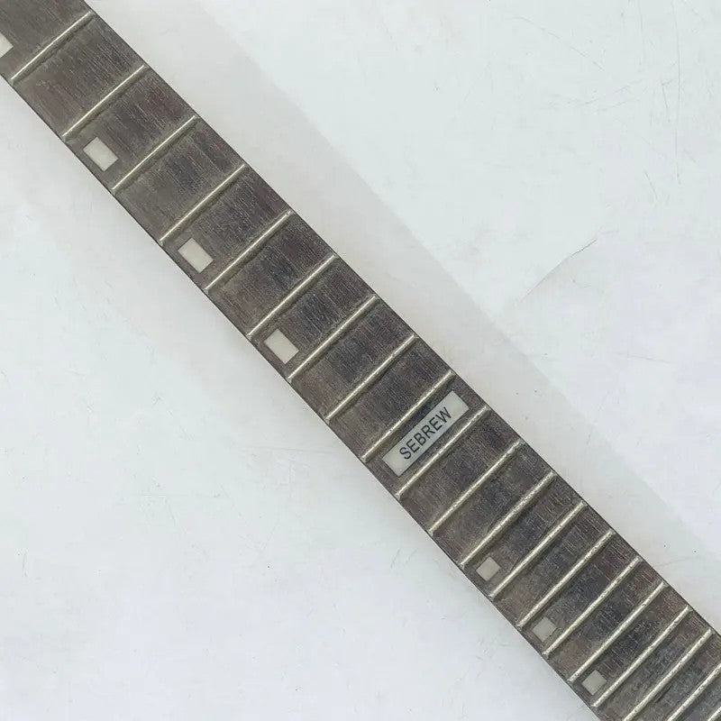 Sebrew Black Electric Guitar Maple Wood Neck, 24 Frets Rosewood Finger