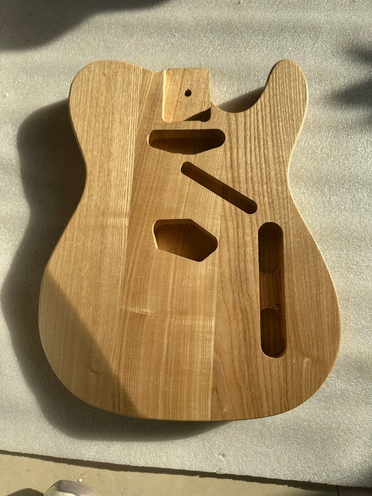 Ash Wood Electric Guitar Single Cut Body Fit Telecaster Tele