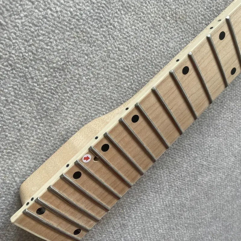 Reversed Headstock Guitar Neck, Maple Fingerboard 24 Frets