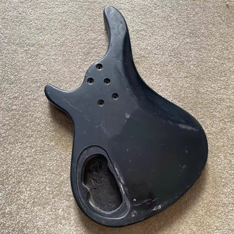 Black Harley Benton 4 String Bass Basswood Body