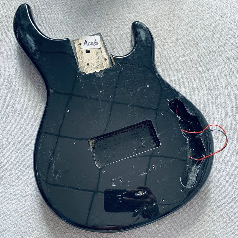 Black Basswood 5 String Bass Body Fit MusicMan