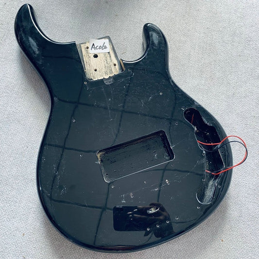 Black Basswood 5 String Bass Body Fit MusicMan