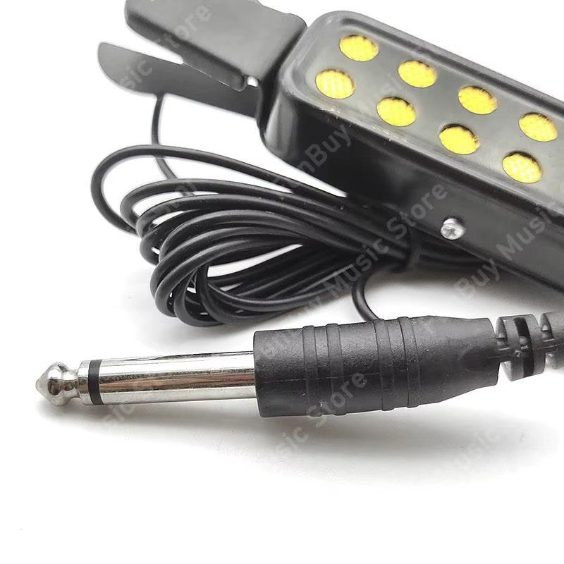 Black 12 Holes Acoustic Guitar Soundhole Pickup