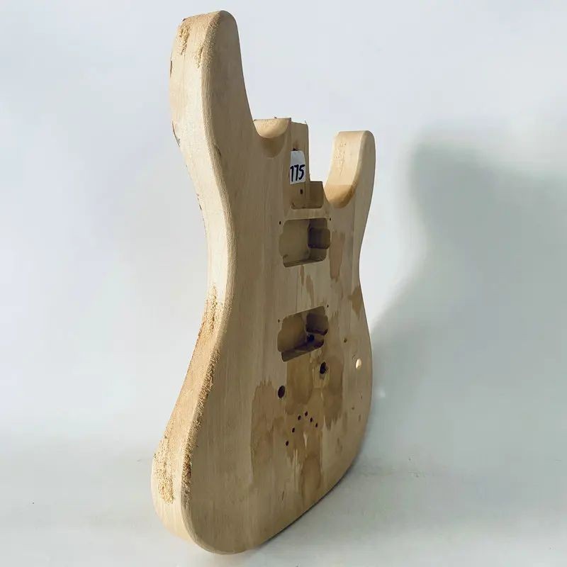 Unfinished Basswood Guitar Double Cutaway Body DIY Project