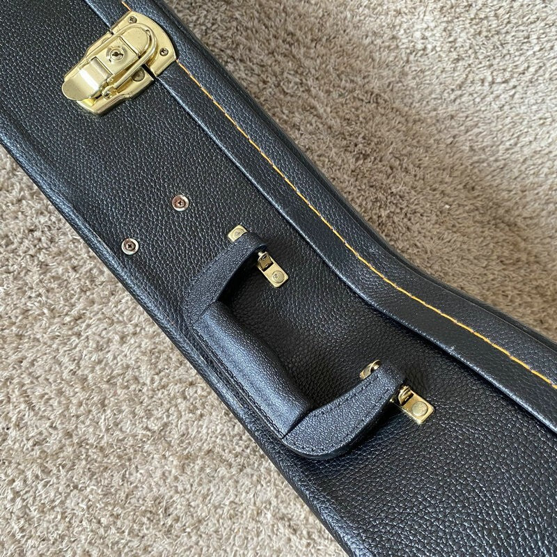 Black Banjo Leather Hard Case