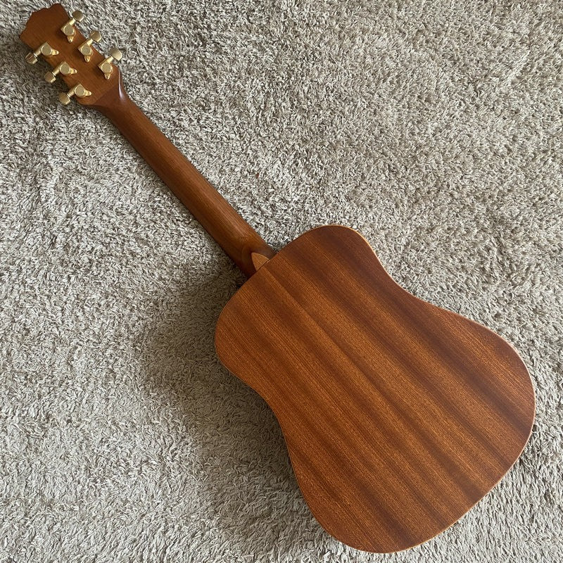 Luna Acoustic Guitar, Spruce Top Body, Mahogany Neck, Rosewood Fingerb
