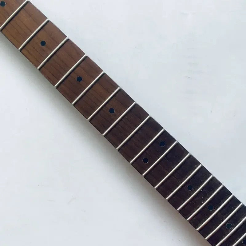 Dark Roasted Maple Wood Guitar Neck, 22 Frets Fingerboard
