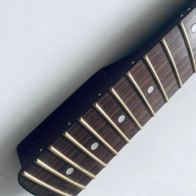 Wenge Wood Custom Guitar Maple Wood Neck, 22 Frets Fingerboard