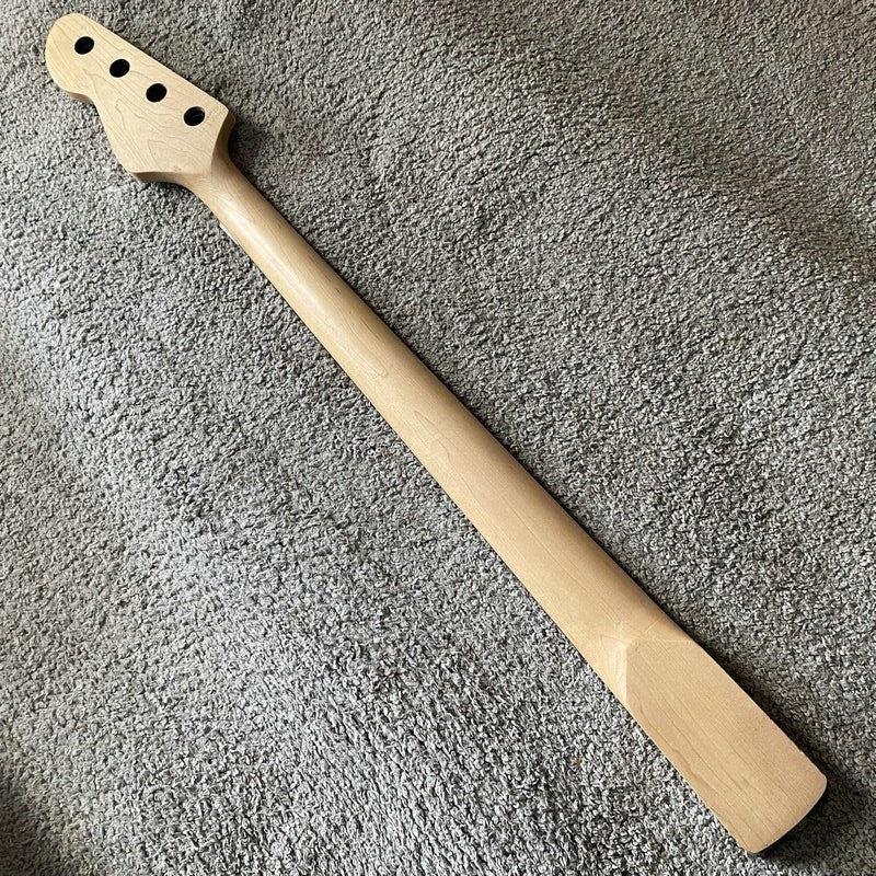 Black Maple Wood 4 String Bass Neck, Rosewood Fingerboard Fretboard